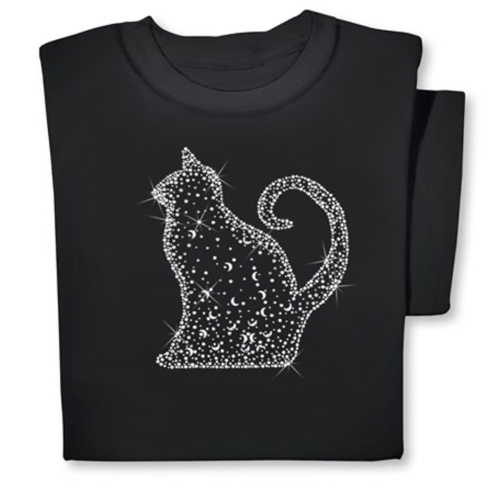 Moon dust kitten shirt